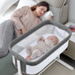 YACUL Bedside Bassinet for Baby Breathable Mesh Baby Bassinet