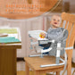 Yacul Hook On Chair, Feeding Seat for Table, Clip on High Chair with Tray, Portable and Foldable Baby Floor Seat with Carry Bag for Home, Travel and Camping,