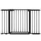 YACUL Baby pet‘s Gate, 29.93"-51.5" Extra Wide Pressure Mounted Gates, Height 30" black