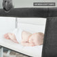 YACUL Baby Bedside Sleeper Bassinet, with Music Box #Dark Gray