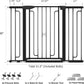 Yacul 36" Extra Tall Baby Gate for Stairs,  29.93"~51.5" Extra Wide Baby Gates