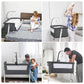 YACUL Baby Bassinet  with Wheels and Music Box # Dark Gray