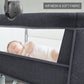 YACUL Baby Bassinet  with Wheels and Music Box # Dark Gray